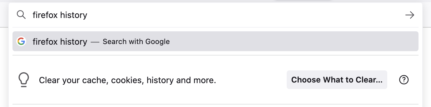 Image of the clear intervention result with text "Clear your cache, cookies, history and more"