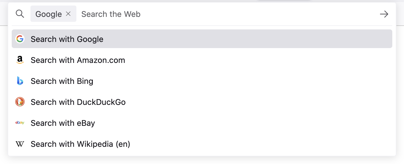 Image of the view showing search offer results with one selected