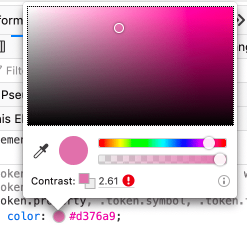 Using the Color Picker