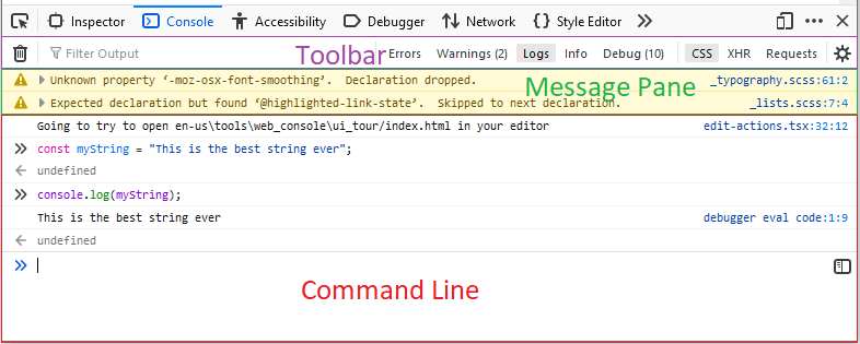 Why are there so many warnings in the dev console? - Scripting